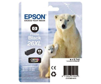 Tusz EPSON Tusz T2631 PHOTO BLACK C13T26314010